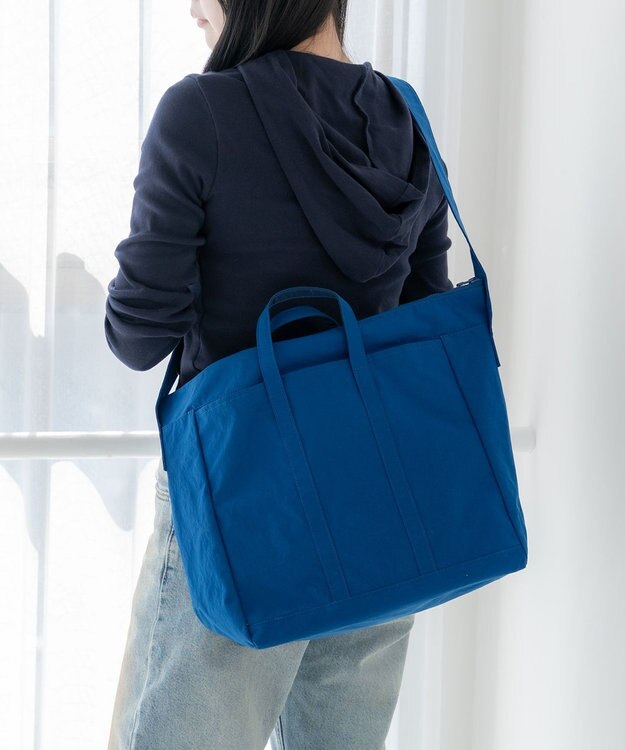 NIZYU KANO 【はまじコラボ】Airyトート Mサイズ ブルー