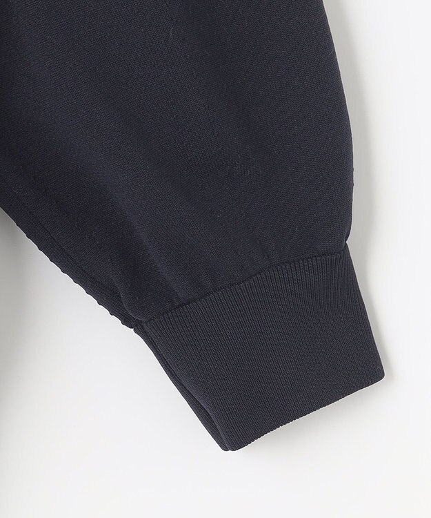 組曲 L 【組曲×setsuko sagittaire】襟付きプルオーバー ニット ネイビー系