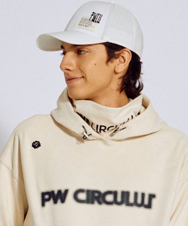 PW CIRCULUS 【UNISEX】ベーシックキャップ ゴルフ ホワイト系