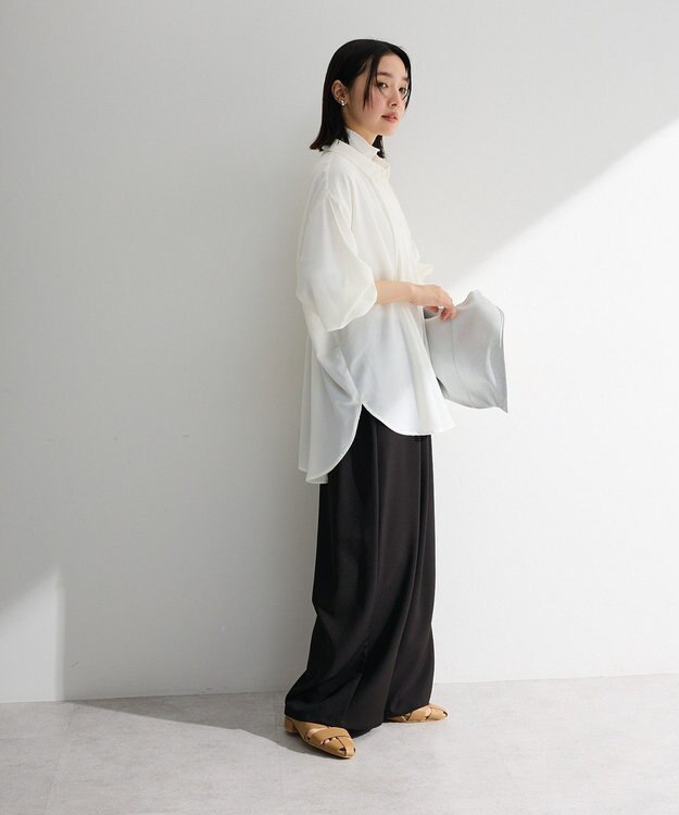 Green Parks ウエストタックシャツチュニック Ivory