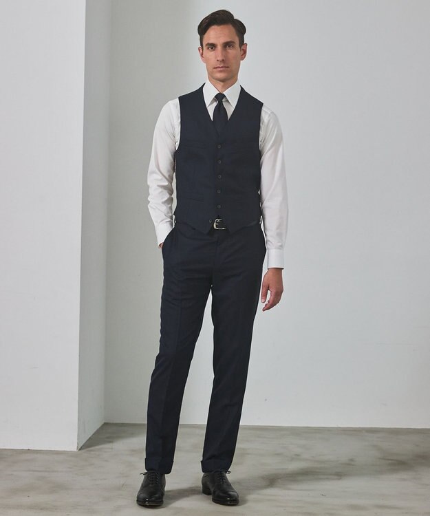 GOTAIRIKU セレモニー/お受験に最適【日本製】シルク ネクタイ_紺無地 ネイビー系