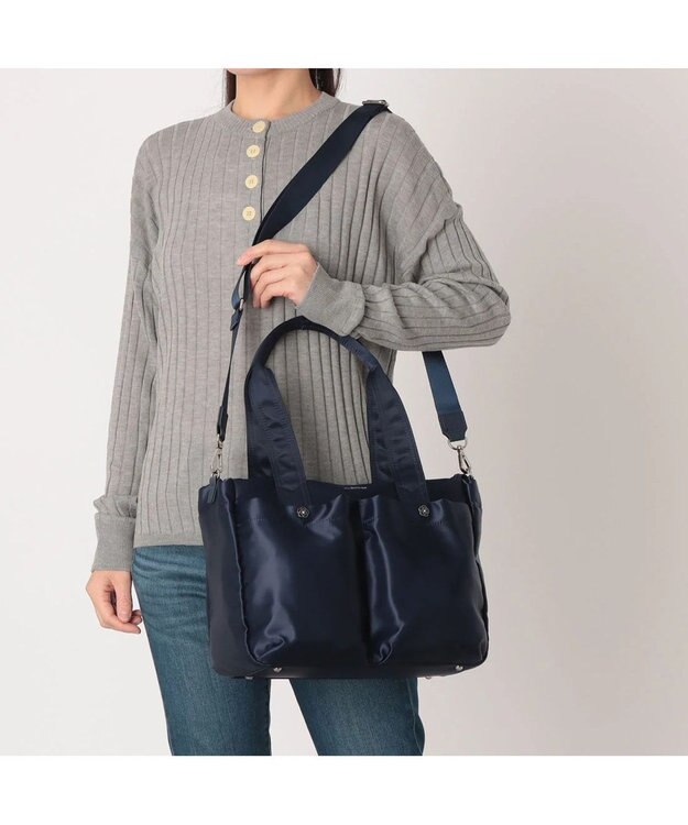 CLATHAS パスカル 2wayトートバッグ ネイビー