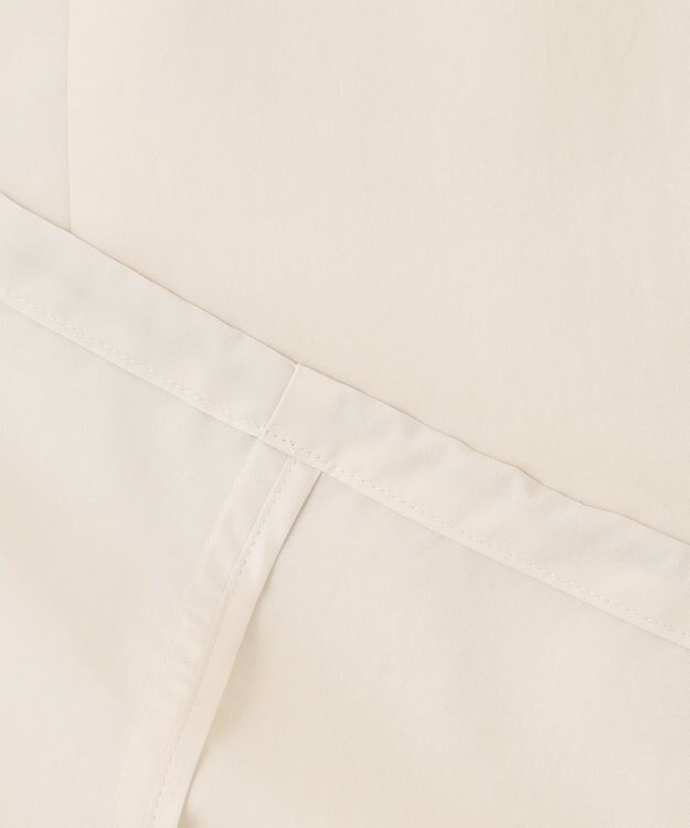 J.PRESS LADIES L 【洗える】80/1スパンタイプライター ノーカラー ブルゾン ベージュ系