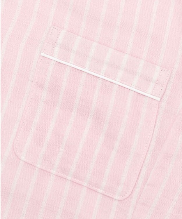 Wing パジャマ 長袖 長ズボン ピマ綿100％ やわらかな肌ざわり 襟つきシャツタイプ レディース EP3000 ウイング／ワコール ピンク