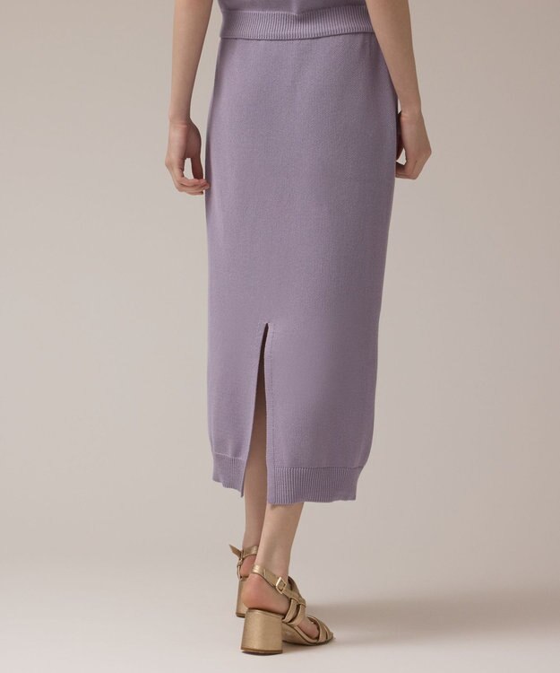 GRACE CONTINENTAL カノコニットスカート ラベンダー
