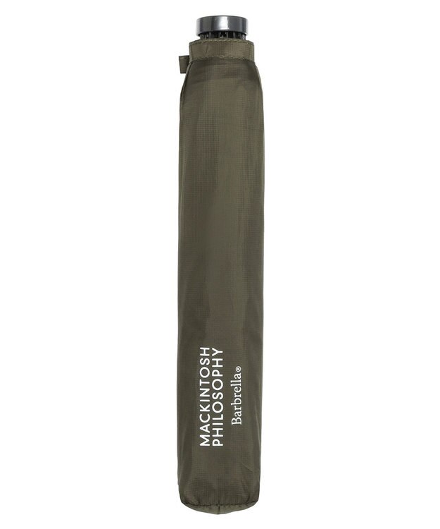 MOONBAT 【Begin12月号掲載/大きめ】マッキントッシュ フィロソフィー 折りたたみ傘 Barbrella 超軽量 約125g 無地 60cm カーキー