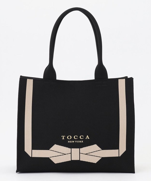 TOCCA TOUCHER KNIT BAG ニットバッグ ブラック系