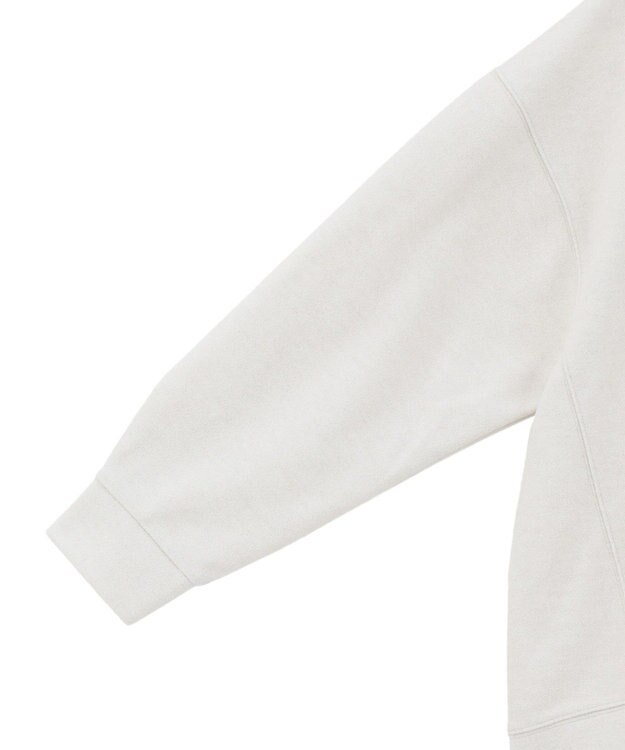 YECCA VECCA 起毛ロゴプルオーバー Ivory