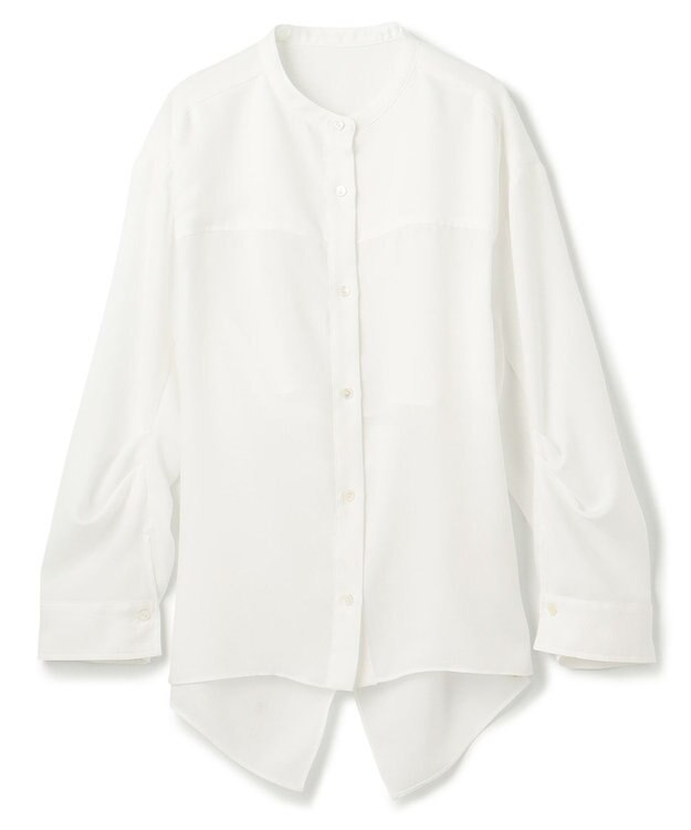 GRACE CONTINENTAL バックシャンオーバーシャツ ホワイト