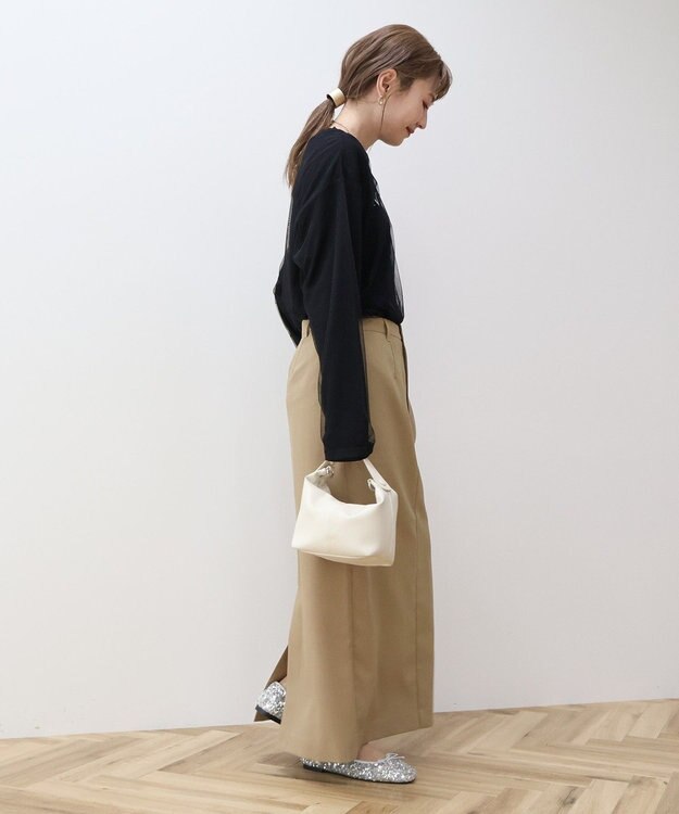 AMERICAN HOLIC ＳＥＴ　チュールＴ＋ロゴＴ Black