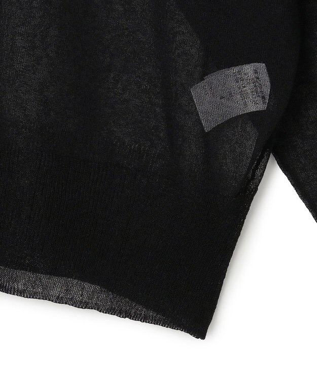 BEIGE， SIDERITE / シアージップフーディーニット Black