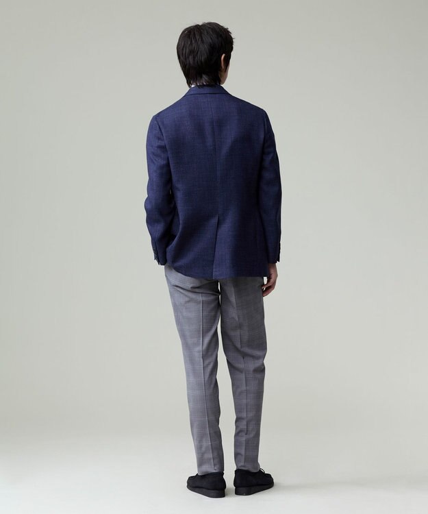 J.PRESS MEN 【WEB・一部店舗限定】フレーキーシルクリネン ジャケット ネイビー系