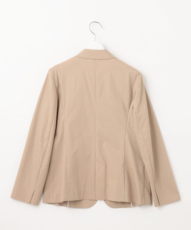 J.PRESS LADIES 【セットアップ対応】セルロースリネンストレッチ テーラード ジャケット ベージュ系