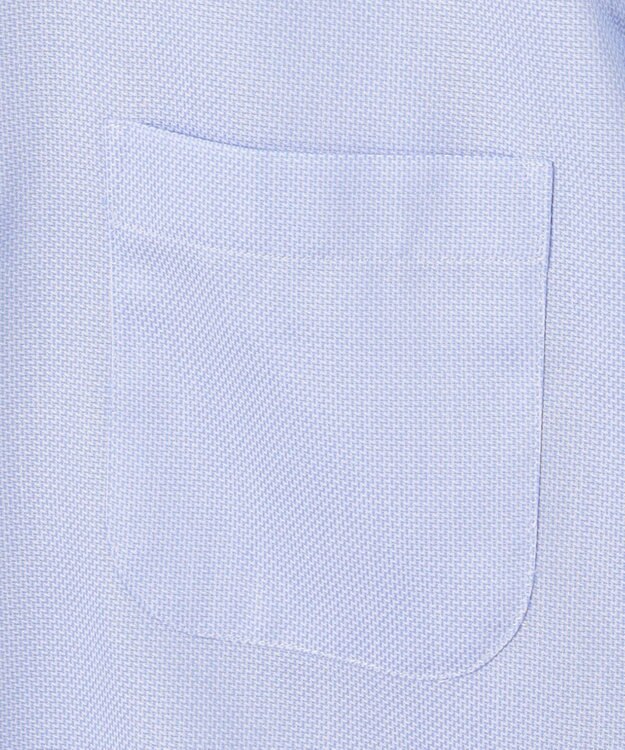 GOTAIRIKU 春夏向け【形態安定】SUMMERPREMIUMPLEATS_ボタンダウンカラー 半袖ドレスシャツ(25年モデル) サックスブルー系