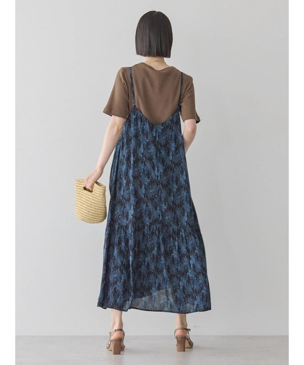 AMERICAN HOLIC ティアードキャミワンピース Navy