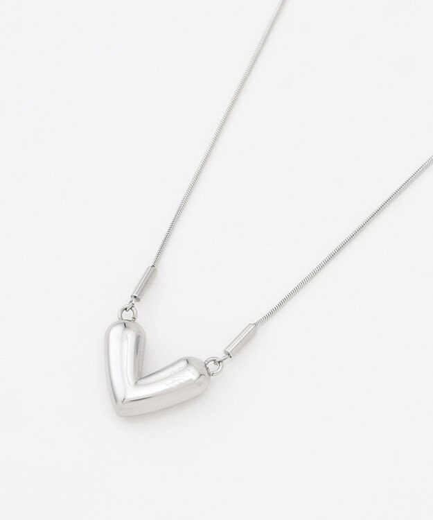 自由区 ハートモチーフ ネックレス シルバー