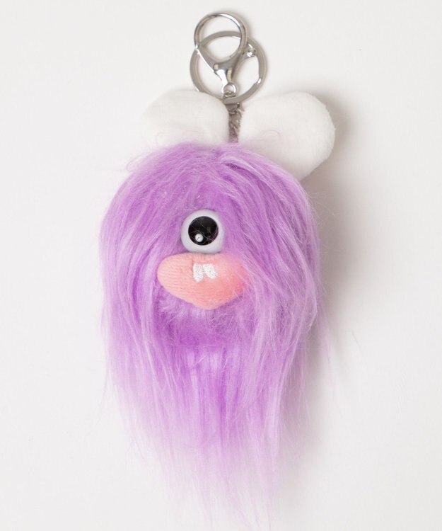 WEGO プリティコギャルモンスターぬいぐるみキーホルダー パープル