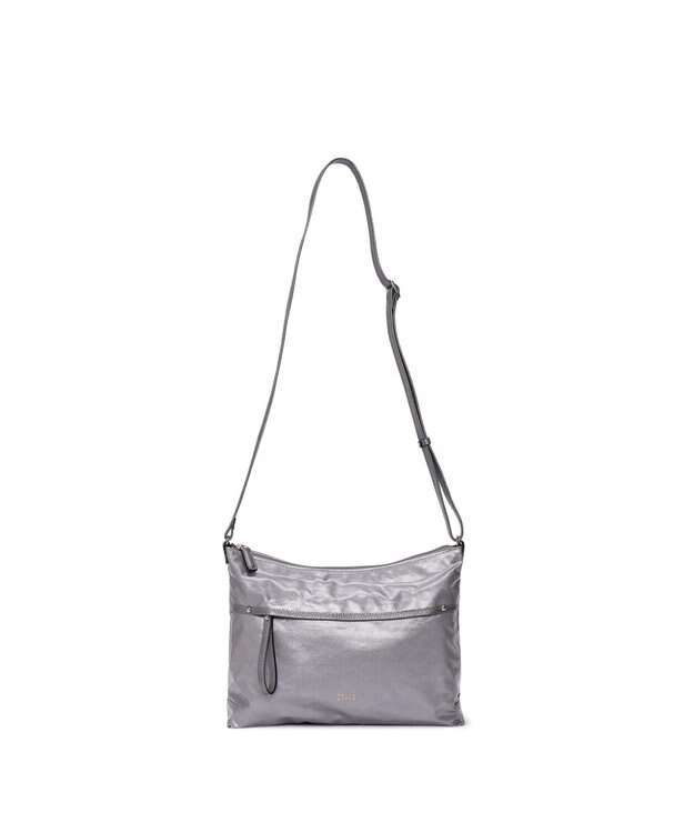 PELLE BORSA シンプルショルダーバッグ Alive アライブ 4449 ガンメタ