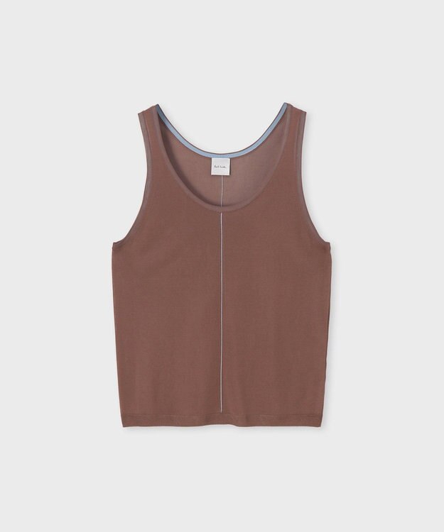 Paul Smith レイヤード シアータンクトップ ブラウン