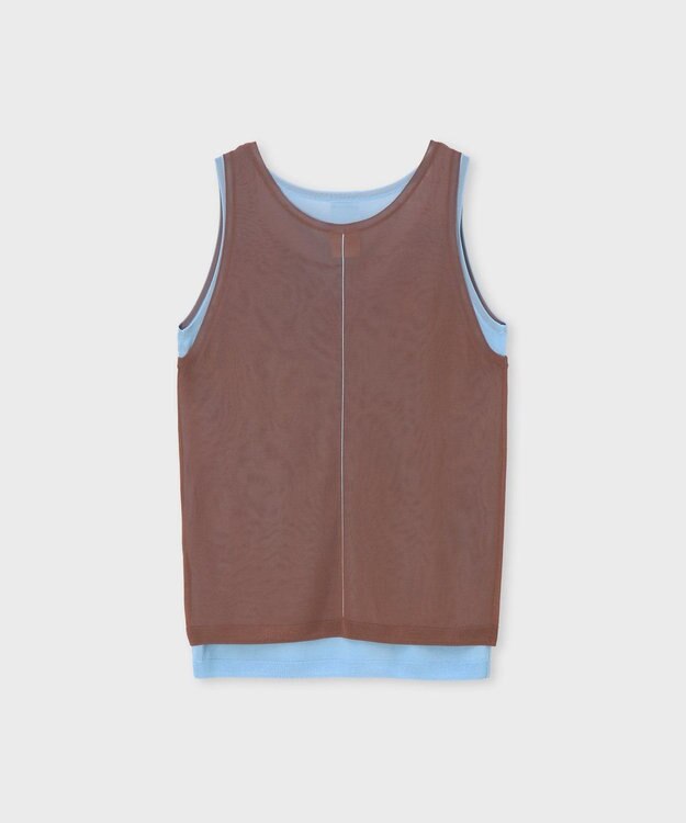 Paul Smith レイヤード シアータンクトップ ブラウン