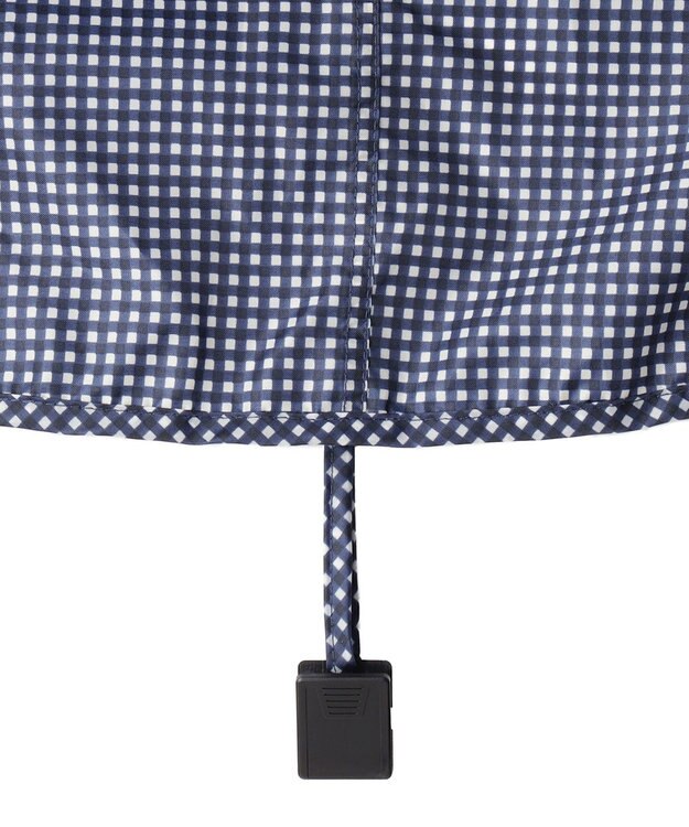 MOONBAT FLAT PURE サイクル レインポンチョ チェック 自転車 収納袋付き ネイビーブルー