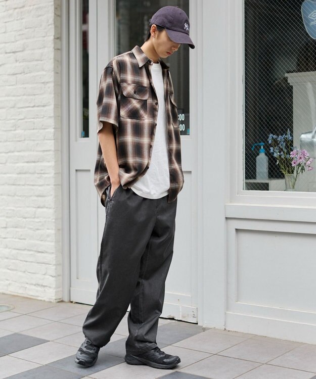 WEGO 【ウエストゴム/ドライ/速乾/MLサイズ展開】ピグメントDRYイージーパンツ グレーその他