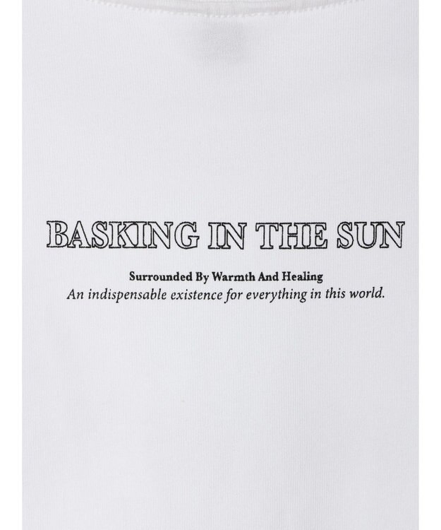 AMERICAN HOLIC 前後ロゴノースリーブカットプルオーバー Off White