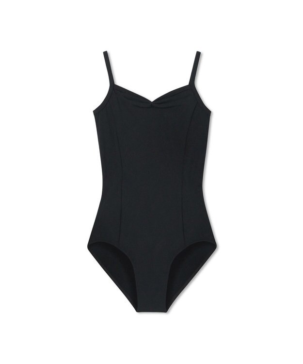 Chacott プリンセスライン入りキャミソールレオタード ブラック