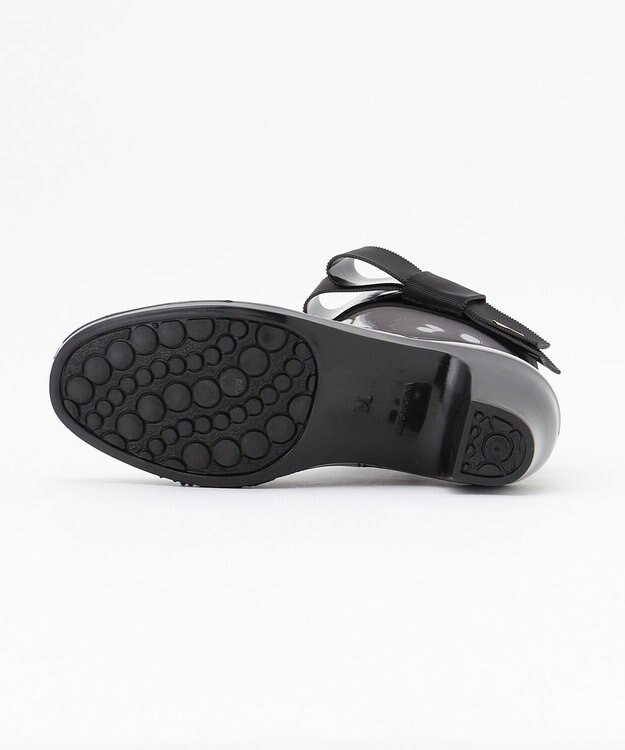 TOCCA NUANCE RIBBON RAIN BOOTS レインブーツ ライトグレー系