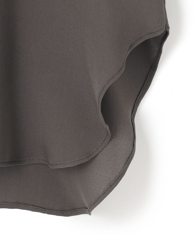 BEIGE， BRISSAC / スタンドカラーブラウス C.Gray