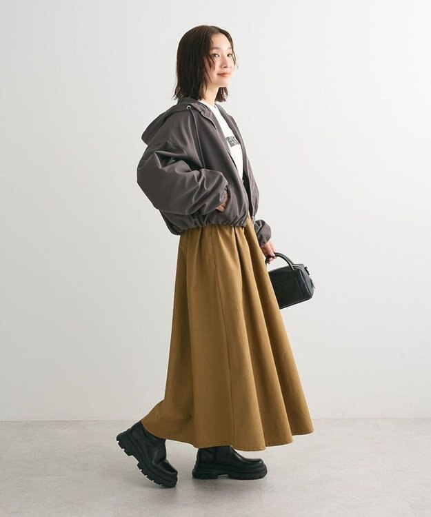 Green Parks ・ＥＬＥＮＣＡＲＥ　ＤＵＥ　ショートマウンテンパーカー Charcoal Gray