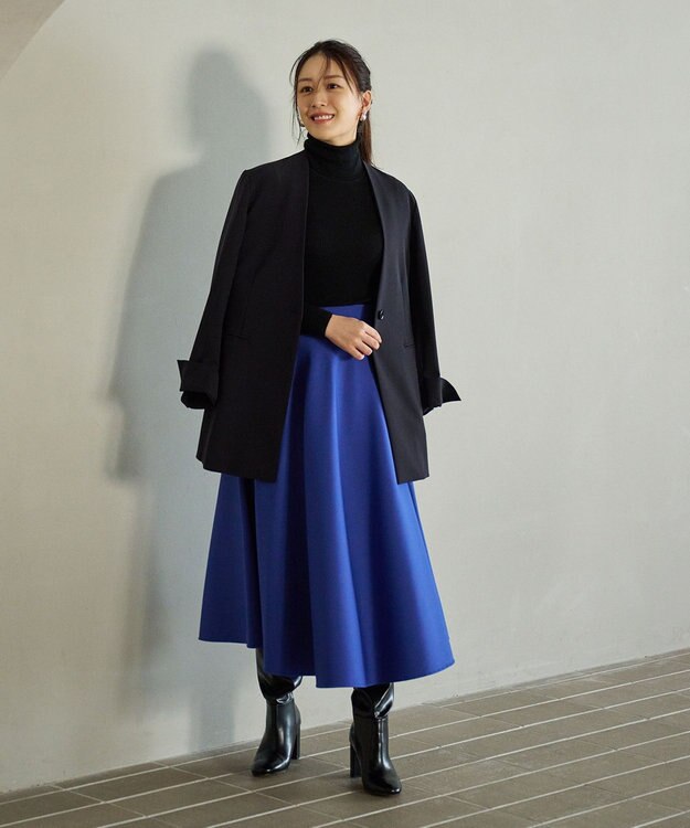 #Newans サーキュラースカート ブルー