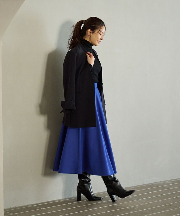 #Newans サーキュラースカート ブルー