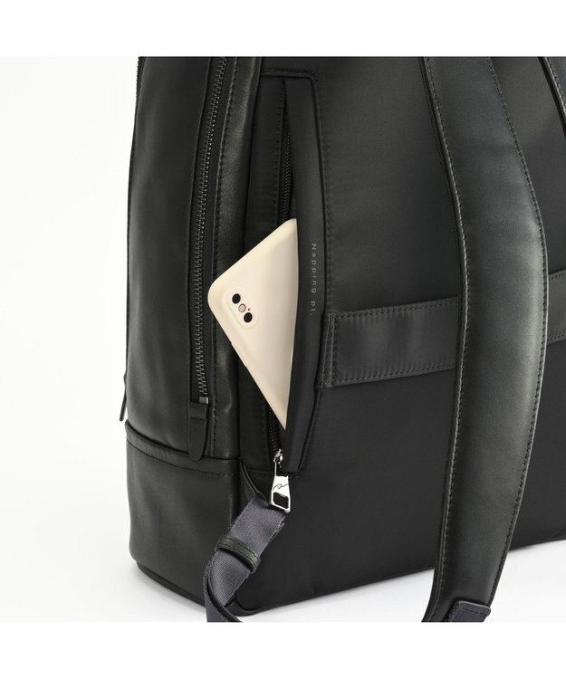 ACE BAGS & LUGGAGE W&.Day/Night ピルクエット レザーリュック A4サイズ 13.3インチPC収納 19011 ダブルアンドデイナイト ブラック