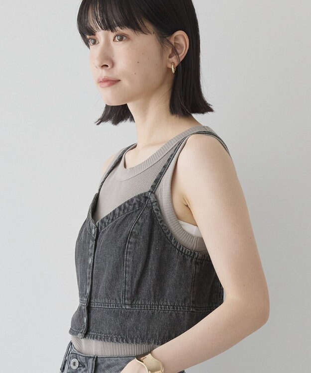 AMERICAN HOLIC デニムキャミビスチェ Light Indigo