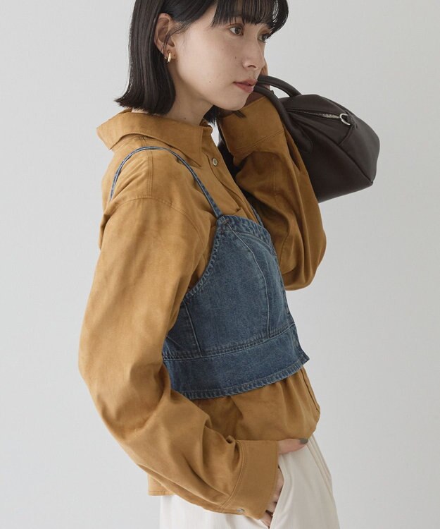 AMERICAN HOLIC デニムキャミビスチェ Light Indigo