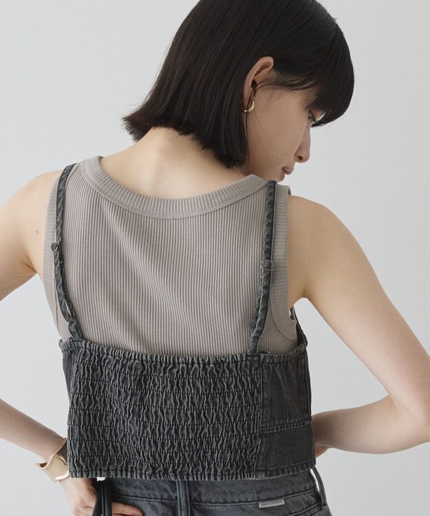 AMERICAN HOLIC デニムキャミビスチェ Light Indigo