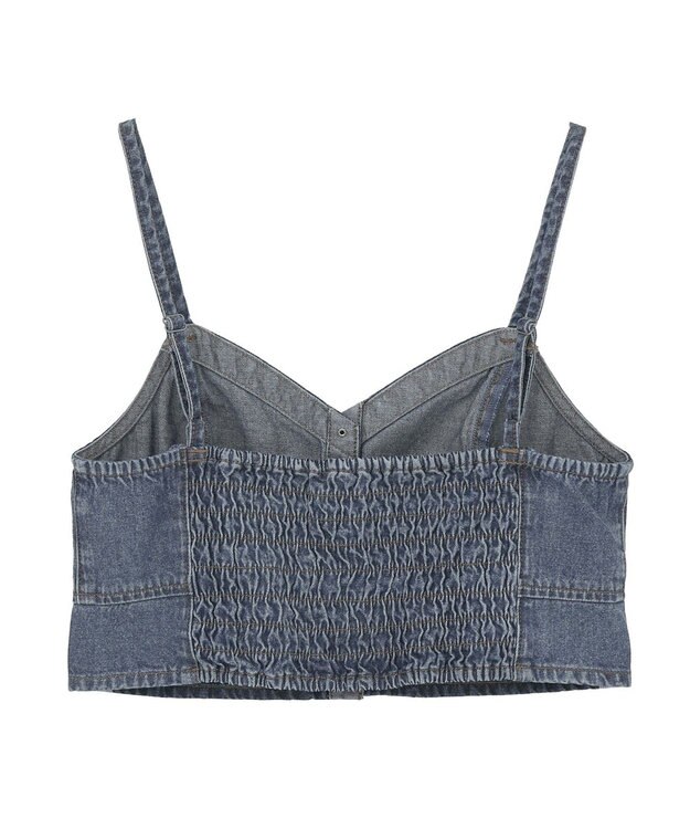 AMERICAN HOLIC デニムキャミビスチェ Light Indigo