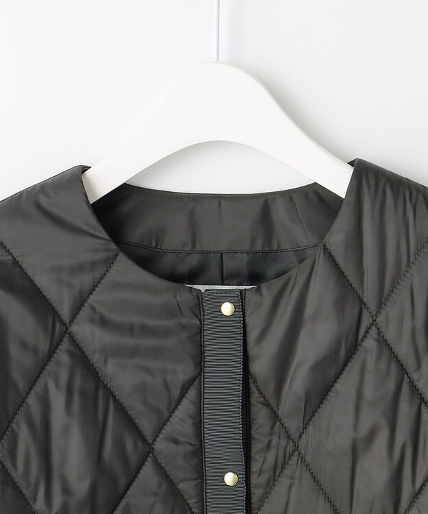 J.PRESS LADIES L 30デニール高密度タフタII キルティングコート グレー系