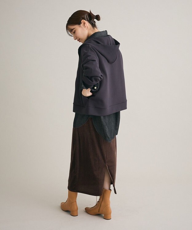 Green Parks Ｓｏｆｔ　Ｃｕｓｈｉｏｎ　ダンボールＺｉｐパーカー Dark Gray