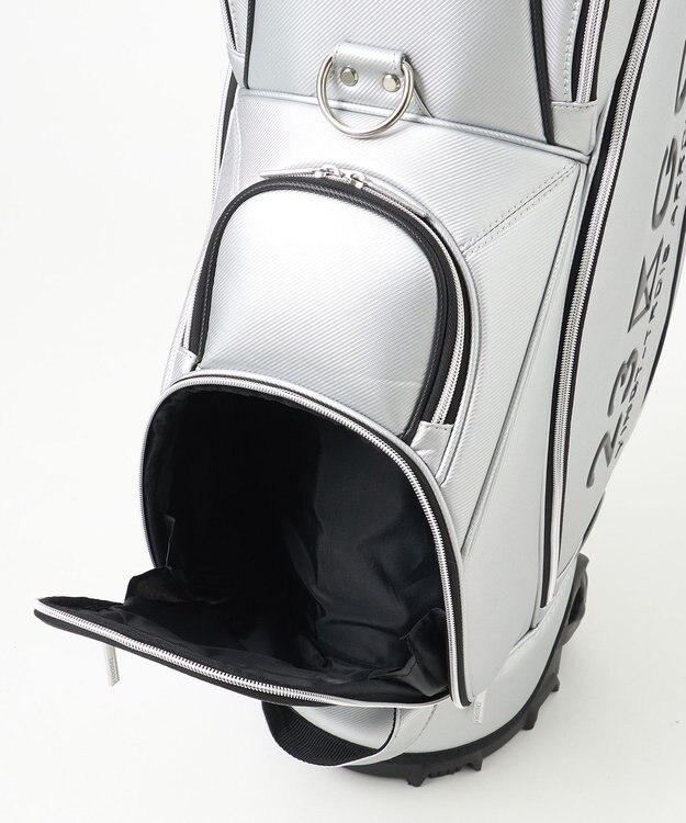 23区GOLF 【UNISEX】セルフスタンドバッグ内蔵キャディバッグ キャリー付き 練習や電車移動に◎ シルバー系