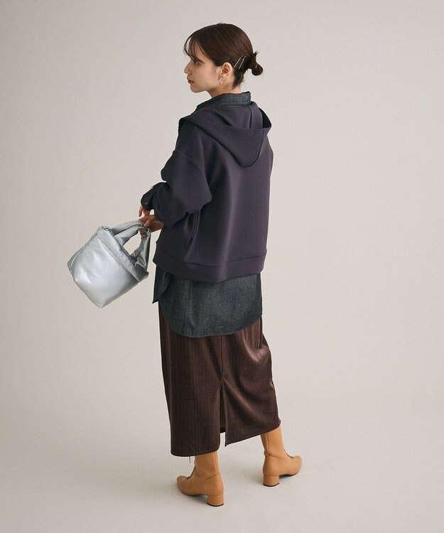 Green Parks Ｓｏｆｔ　Ｃｕｓｈｉｏｎ　ダンボールＺｉｐパーカー Dark Gray