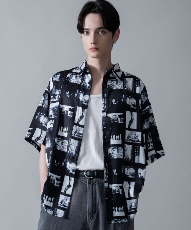 WEGO アムンゼンパターンBIGシャツ（SS） 柄2