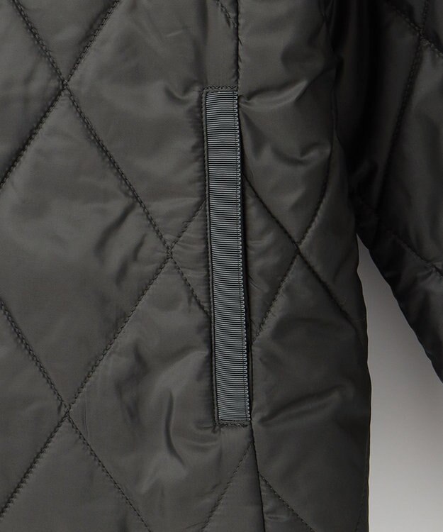 J.PRESS LADIES L 30デニール高密度タフタII キルティングコート グレー系