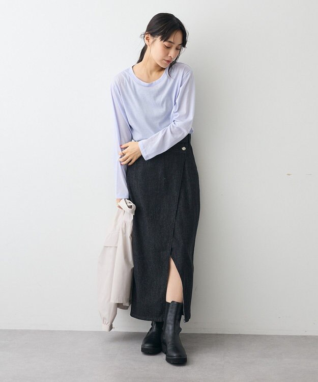 CRAFT STANDARD BOUTIQUE シアー天竺プルオーバー Purple