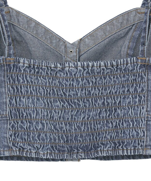 AMERICAN HOLIC デニムキャミビスチェ Light Indigo