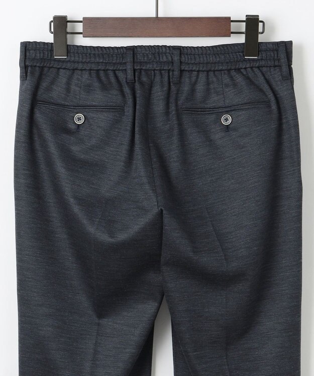 JOSEPH ABBOUD 【キングサイズ・尾州産素材/ウールジャージー】T/Wモクロディ パンツ ダルブルー系