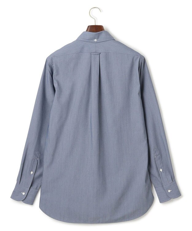 J.PRESS MEN 【接触冷感 / 吸水速乾 / UVカット】【SOFTCOOL ACTIVE】 オックスフォード ドレスシャツ / B.D. ダルブルー系