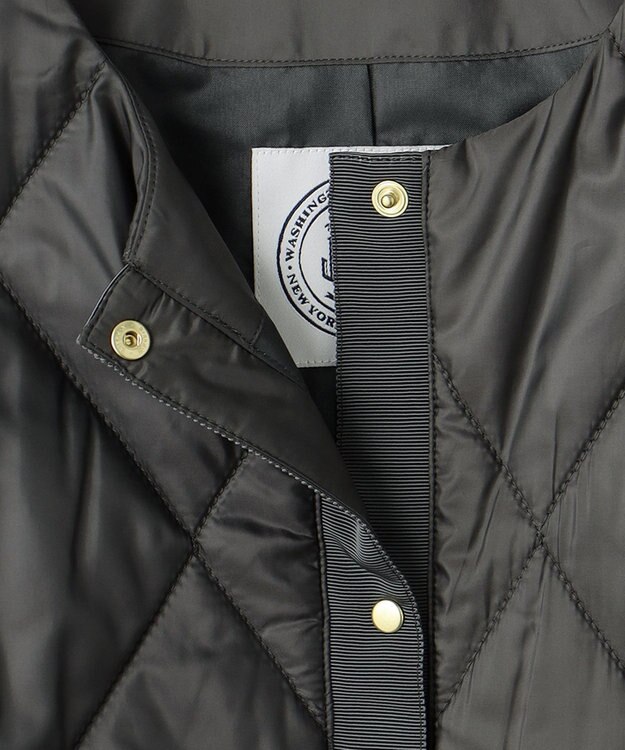 J.PRESS LADIES L 30デニール高密度タフタII キルティングコート グレー系