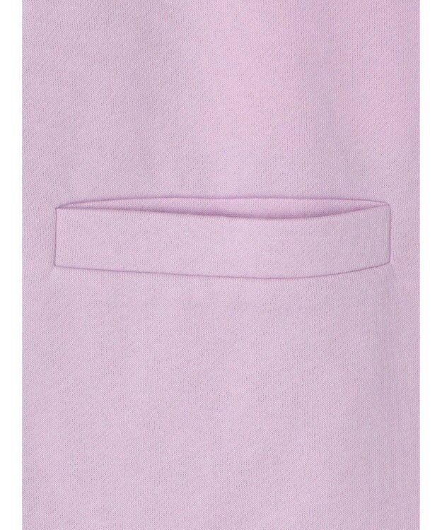 Green Parks 裏起毛ミディ丈ドットボタンカーディガン Purple